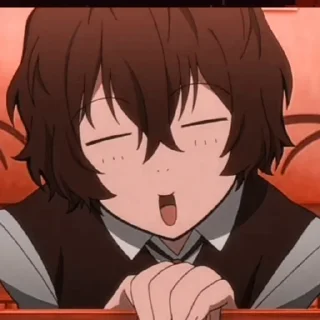🍫 emoji Dazai Osamu Telegram sticker 24 of 28