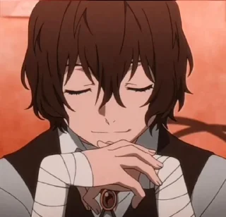 🍿 emoji Dazai Osamu Telegram sticker 21 of 28