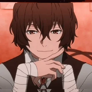🍫 emoji Dazai Osamu Telegram sticker 22 of 28