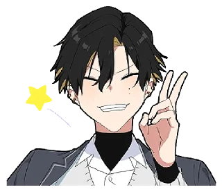 ✌️ emoji Mean Boy Telegram sticker 6 of 40