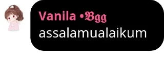 Sticker from Vanila manis
