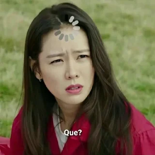 🤔 emoji Kdrama reactions Telegram sticker 6 of 65