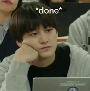 😐 emoji Kdrama reactions Telegram sticker 18 of 65