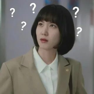 🧐 emoji Kdrama reactions Telegram sticker 16 of 65