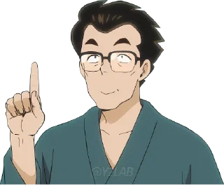 👆 emoji Urusei Yatsura @Y2LAB Telegram sticker 9 of 38