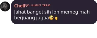 Sticker from IJO LUMUT TEAM UNCH 🥺💐