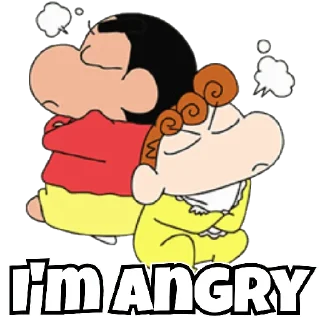 😀 emoji Shinchan Stickers Telegram sticker 17 of 23