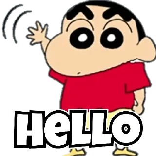😀 emoji Shinchan Stickers Telegram sticker 1 of 23