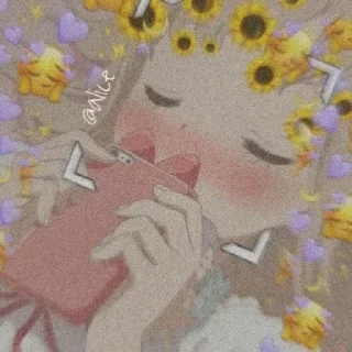 🖤 emoji 𝘊𝘶𝘵𝘪𝘦𝘴 ♡´`♡ { @Ikku2311} Telegram sticker 7 of 120