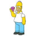 😌 emoji Simpsons Telegram sticker 12 of 19
