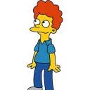 😖 emoji Simpsons Telegram sticker 9 of 19