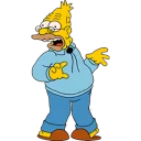 😳 emoji Simpsons Telegram sticker 6 of 19