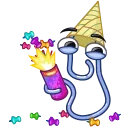 🎉 emoji Glitter Pin @GlitterUniverse Telegram sticker 13 of 25