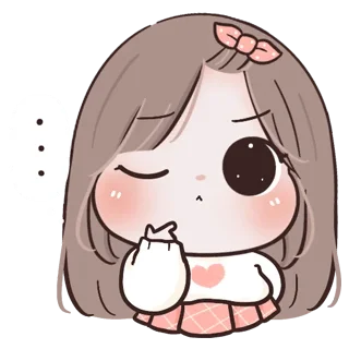 🤔 emoji @waesticker Baby Chubby Girl 6 Telegram sticker 17 of 41
