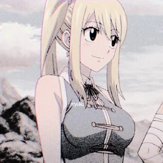 🎏 emoji Lucy Heartfilia - @amallinofficiaall Telegram sticker 15 of 45