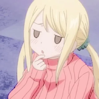 🎏 emoji Lucy Heartfilia - @amallinofficiaall Telegram sticker 10 of 45