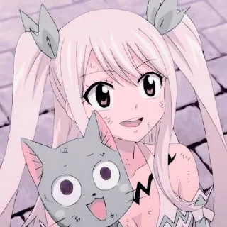 🎏 emoji Lucy Heartfilia - @amallinofficiaall Telegram sticker 2 of 45