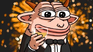 🥂 emoji GOAT Telegram sticker 12 of 40