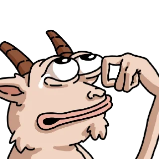 😭 emoji GOAT Telegram sticker 7 of 40