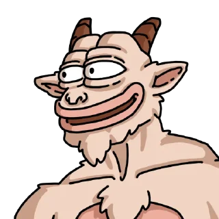 💪 emoji GOAT Telegram sticker 5 of 40