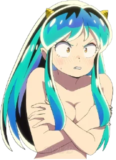 😳 emoji Urusei Yatsura @Y2LAB Telegram sticker 19 of 38