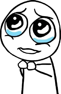 🥺 emoji 𝐃𝐚𝐫𝐤 𝐒𝐭𝐢𝐤𝐞𝐫𝐬 Telegram sticker 16 of 26
