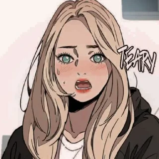 ❤️ emoji @wallpaper_kid shelly//windbreaker @Anime_Sticker_noob Telegram sticker 16 of 53