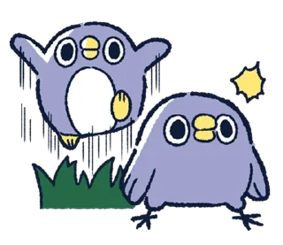😵 emoji 胖企鵝的內心話4 Telegram sticker 6 of 40
