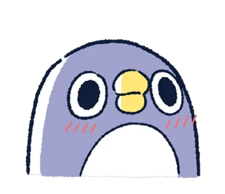 😳 emoji 胖企鵝的內心話3 Telegram sticker 14 of 40