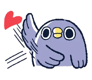 🈲 emoji 胖企鵝的內心話4 Telegram sticker 14 of 40