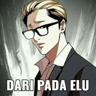 😒 emoji lookism² by @jjarvinlee Telegram sticker 12 of 43
