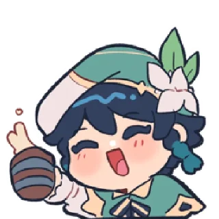 Sticker from Cheebpaku Genshin Stickers