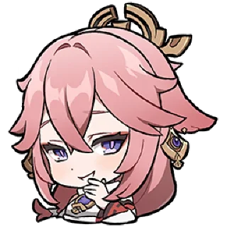 😏 emoji Genshin Stickers Telegram sticker 20 of 120