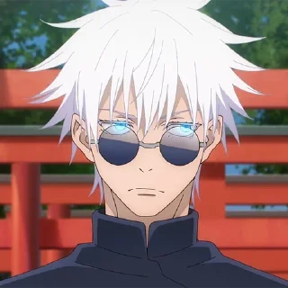 🤍 emoji Sᴀᴛᴏʀᴜ GᴏJᴏ࿐ — @stckrRobot Telegram sticker 10 of 82