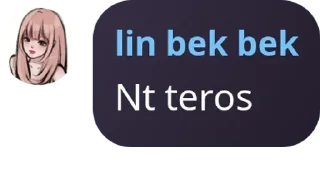 Sticker from Lin bek bek