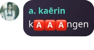 🅰️ emoji kaerin sayang mantan Telegram sticker 2 of 43