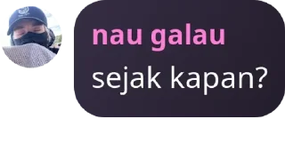Sticker from disini senang disana engg