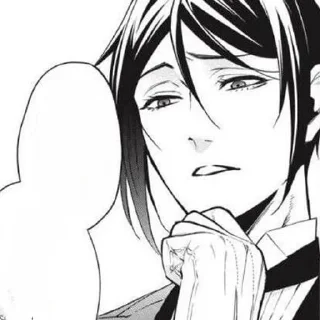 🪱 emoji Sebastian Michaelis Telegram sticker 13 of 80