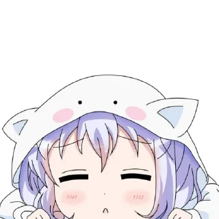 Sticker from Chino Kafuu • @AnimeCrunch_Stickers