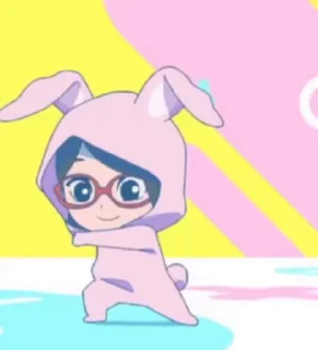 👧 emoji Naruto Video @AnimeStickersChibi Telegram sticker 14 of 52
