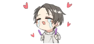 Sticker from (⁠✿⁠^⁠‿⁠^⁠) kimchi is delicious 😋