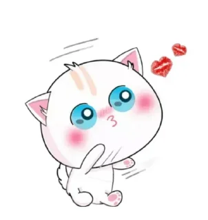 😘 emoji Cute Cat || @harsh246 Telegram sticker 14 of 20