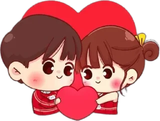Sticker from Cute couple 𝗣𝗿𝗲𝘆𝗮𝘀𝗵𝗶𝘁 💞✨