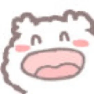 Sticker from 大白熊～ @xmvip009