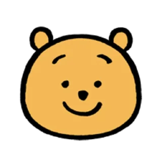 Sticker from 小熊維尼 表情貼（nagano插畫版）