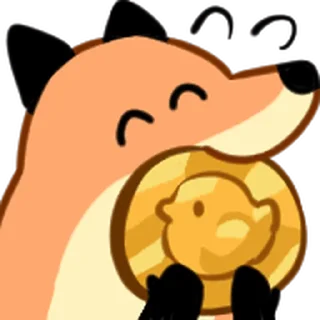 🦊 emoji fox friends 2 @moe_sticker_bot Telegram sticker 16 of 40