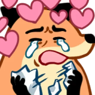 🦊 emoji fox friends 2 @moe_sticker_bot Telegram sticker 9 of 40