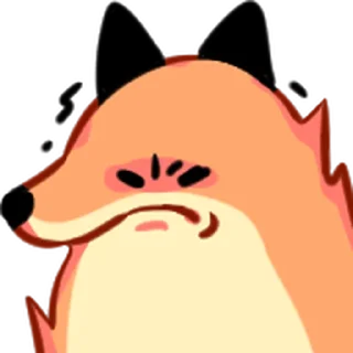 🚫 emoji fox friends 2 @moe_sticker_bot Telegram sticker 7 of 40