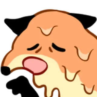 🦊 emoji fox friends 2 @moe_sticker_bot Telegram sticker 13 of 40