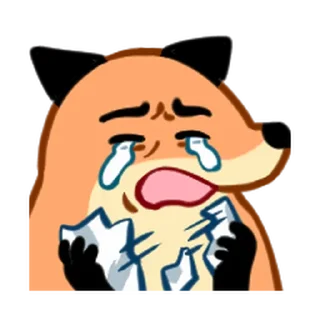 ⭐️ emoji fox friends 2 @moe_sticker_bot Telegram sticker 8 of 40